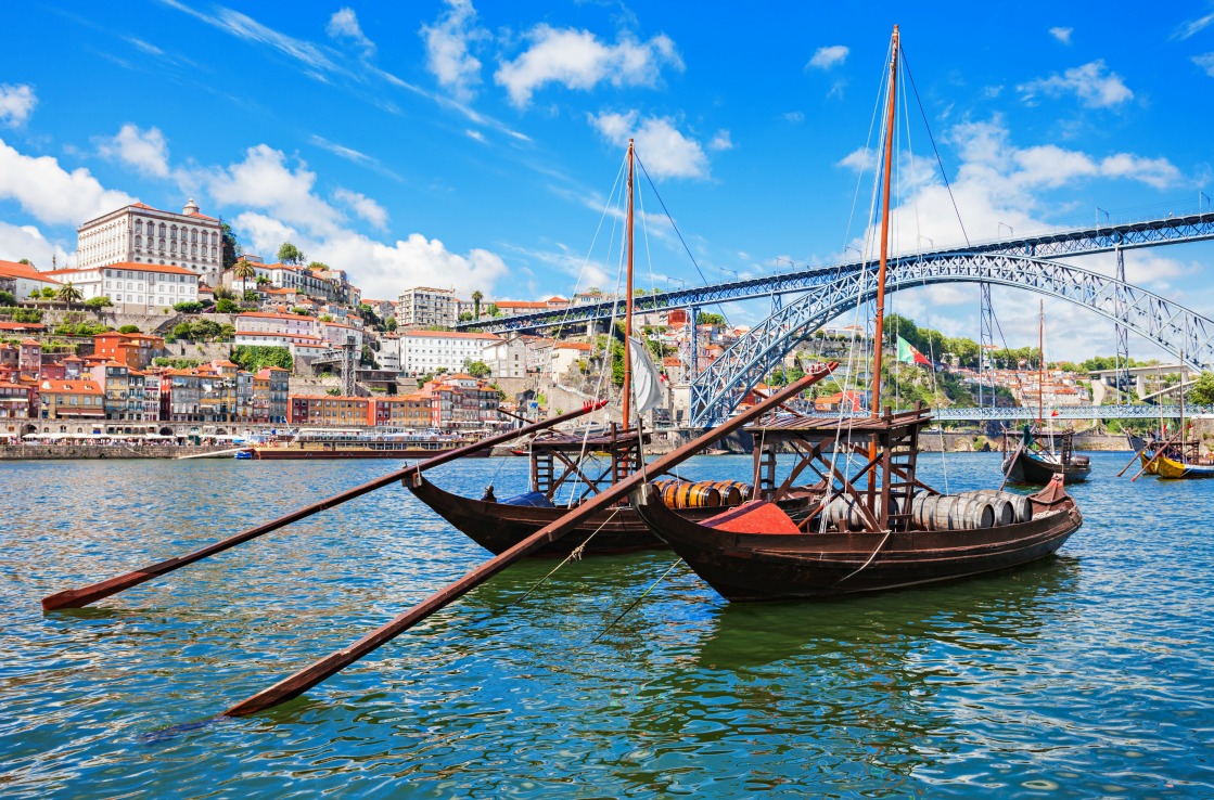 Barche sul fiume Douro
